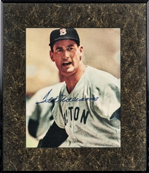 Ted Williams Signed 8x10 Framed Photograph (JSA)